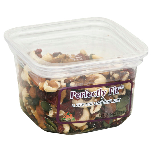 Tropical Nut Eb Trail Mix Perfectly Fit 8.5 Oz Pack of 6
