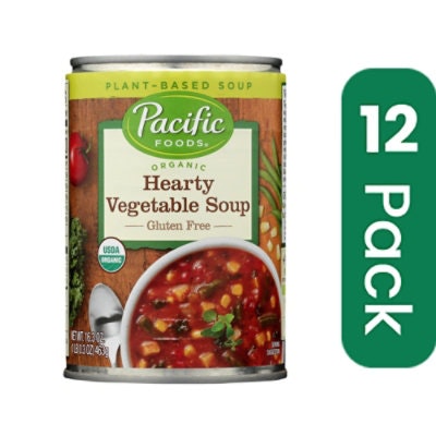 Pacific Foods - Soup Hearty Vegetable 16.3 oz (Pack of 12)