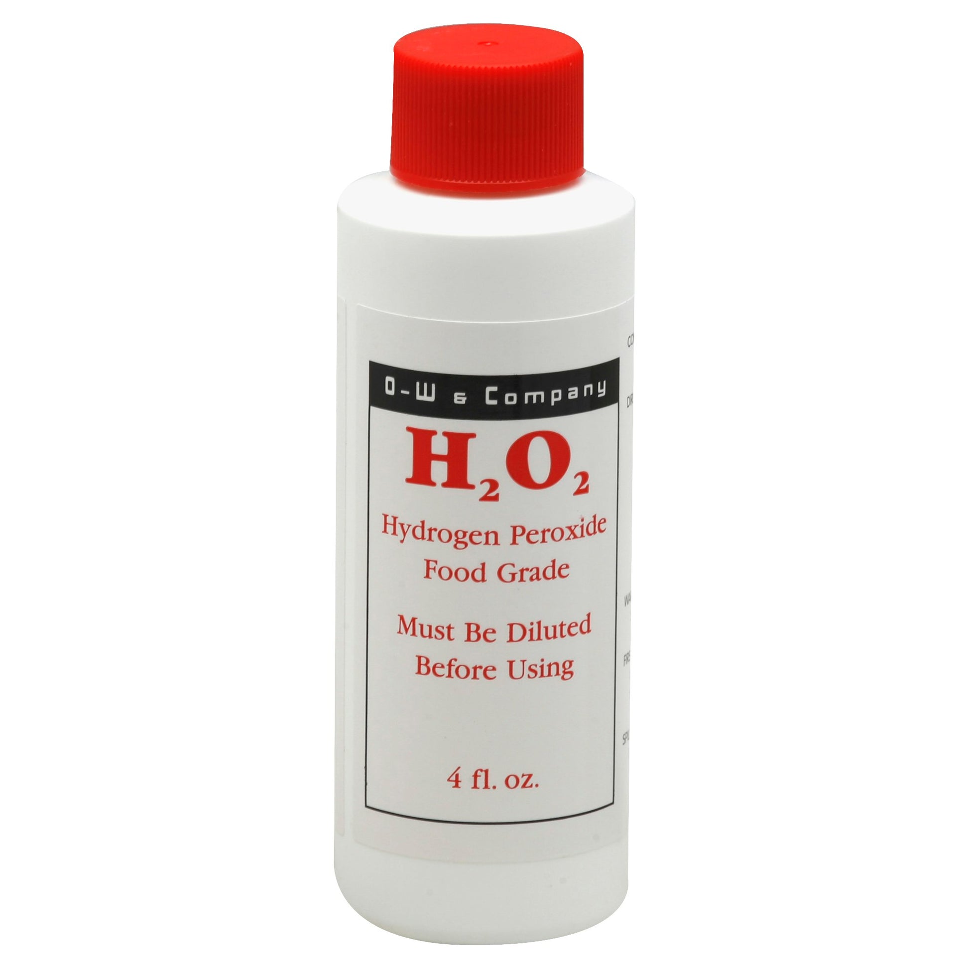 O W & Co Hydrogen Peroxide 12% 4 Oz (Pack of 4)