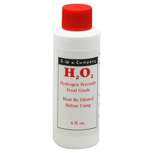 O W & Co Hydrogen Peroxide 12% 4 Oz (Pack of 4)