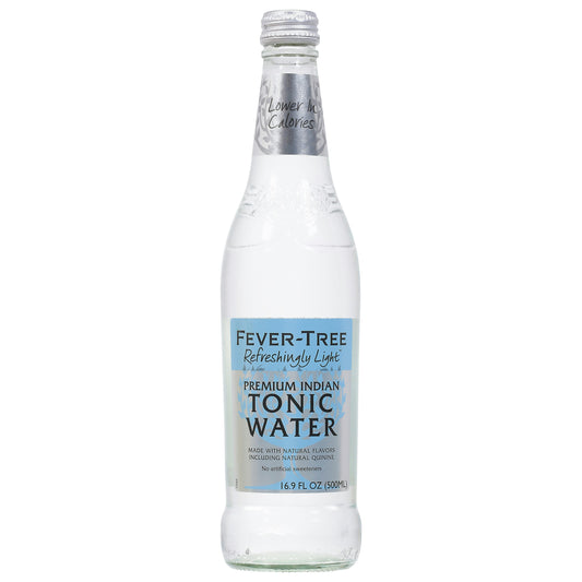 Fever Tree Soda Tonic Water Natural Refreshingly Light 16.9 FO (Pack Of 8)