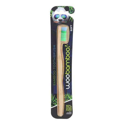 Woobamboo! Adult Soft Toothbrushes (Pack of 6)