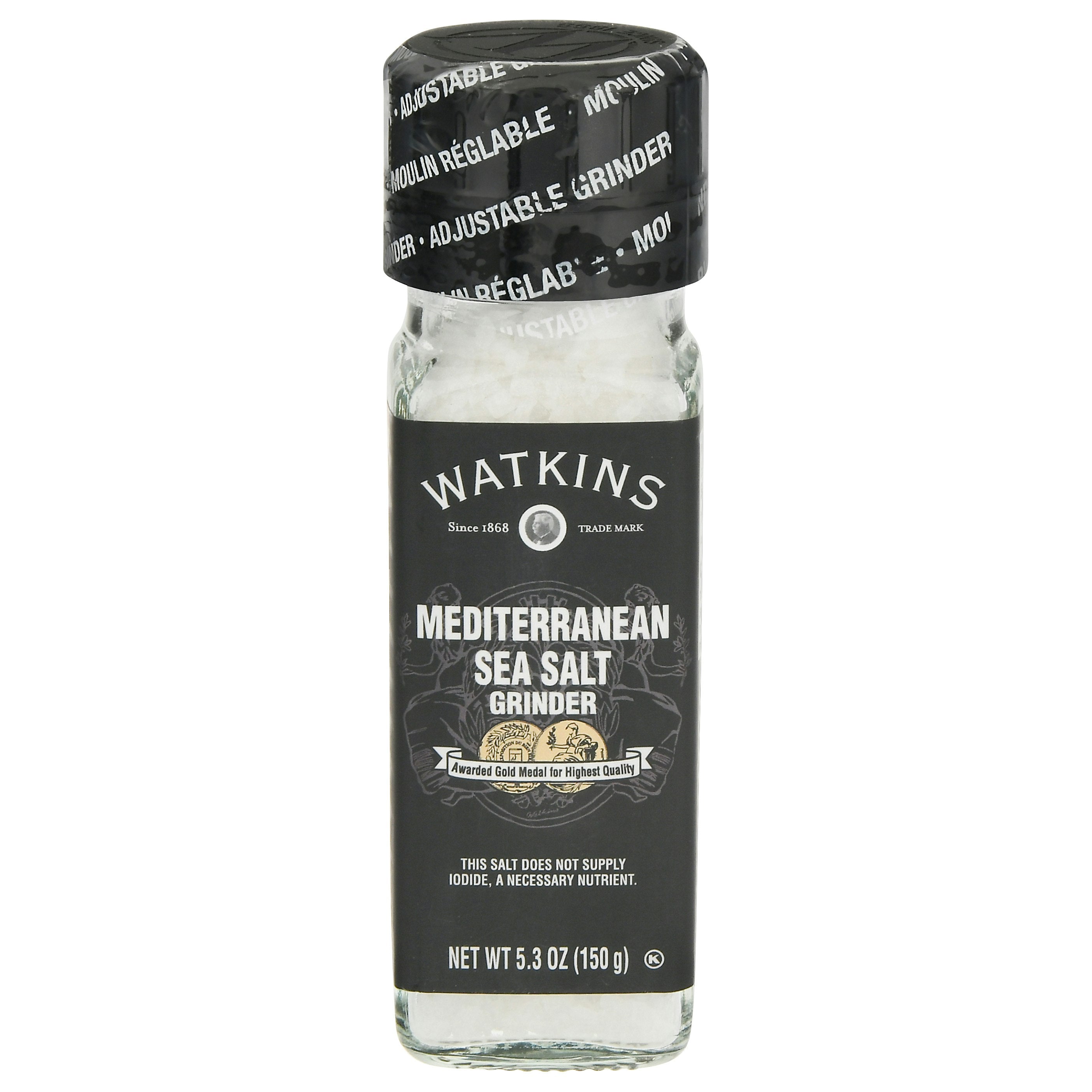 Watkins Sea Salt Mediterranean Grinder