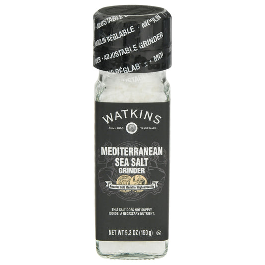 Watkins Sea Salt Mediterranean Grinder 5.3 Oz Pack of 3