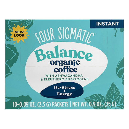 Four Sigmatic Coffee Balance Mix Organic 0.9 Oz Pack of 4