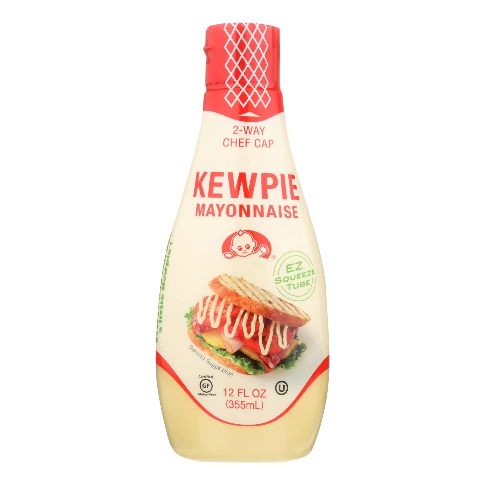 Kewpie Mayonnaise Squeeze - 12 oz (Pack of 6)