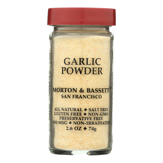 Morton & Bassett Garlic Powder - 2.6 oz (Pack of 3)