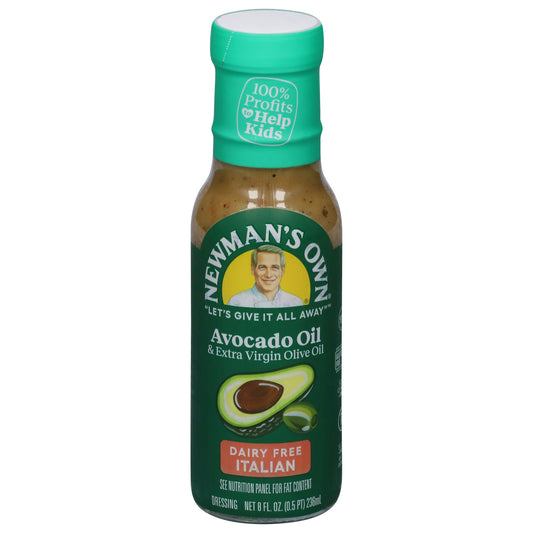 Newmans Own Dressing Olive Oil Italian Avocado 8 Oz (Pack of 6)