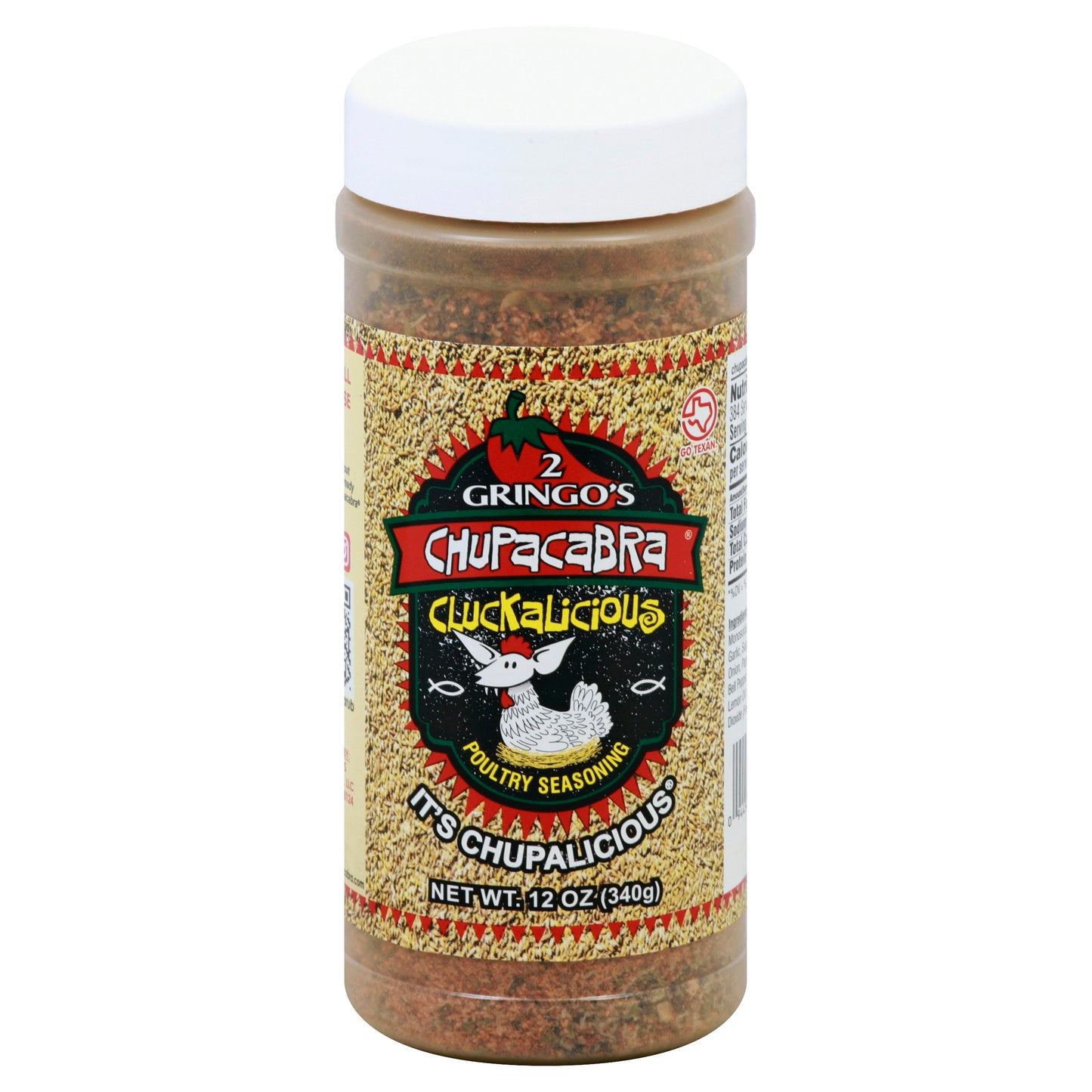 2 Gringos Chupacabra Seasoning Rub Clckalious 12 oz (Pack of 6)