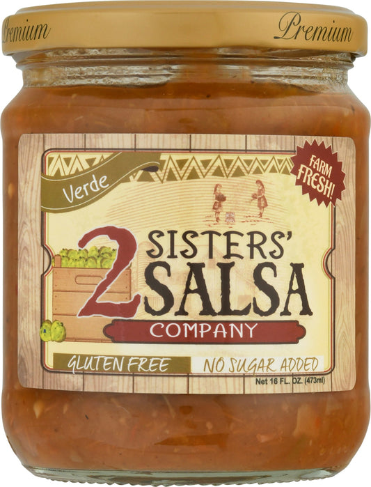 2 Sisters Salsa Verde 16 Fl oz (Pack of 6)