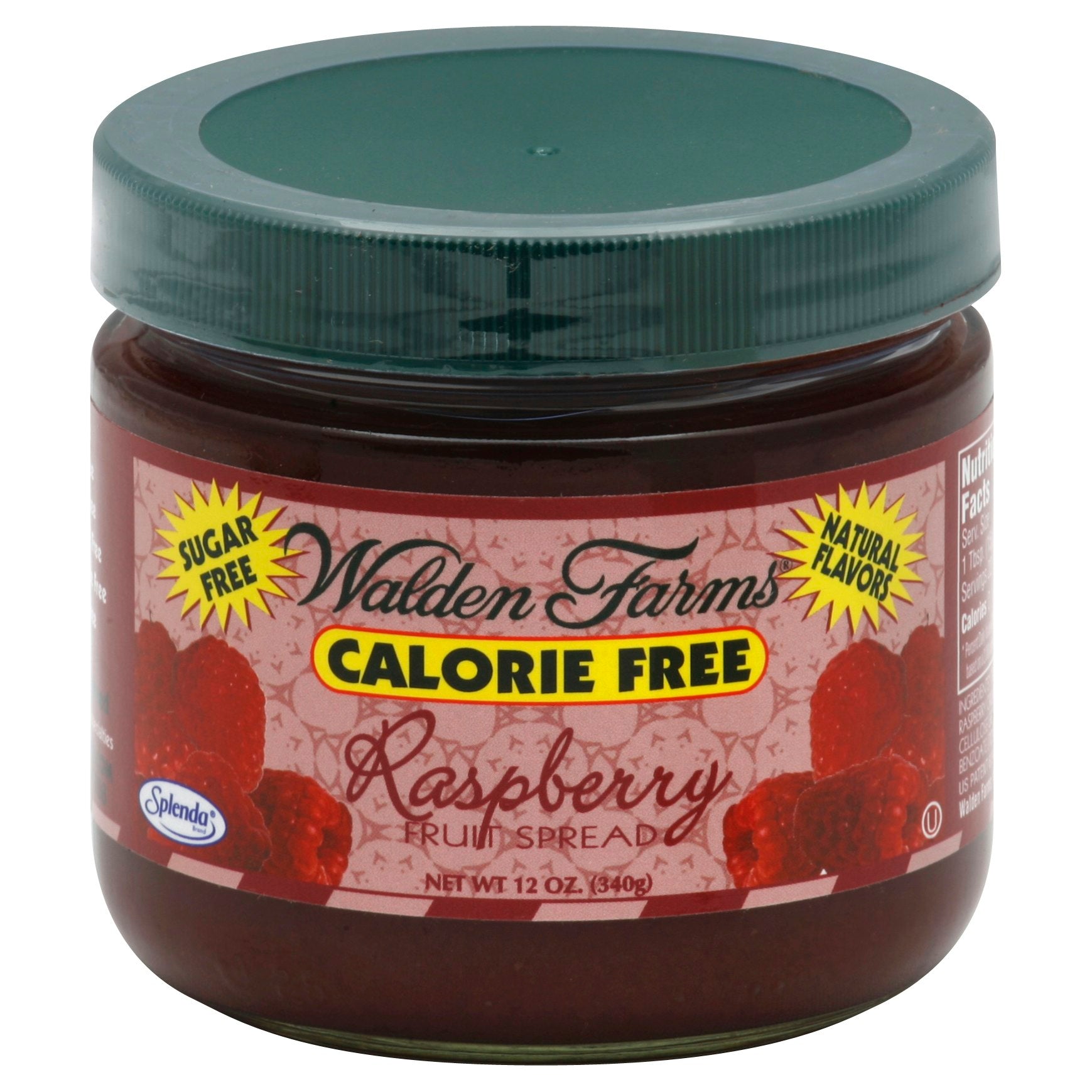 Walden Farms Fruit Spread Calorie Free No Carb Raspberry 12 oz (Pack of 6)
