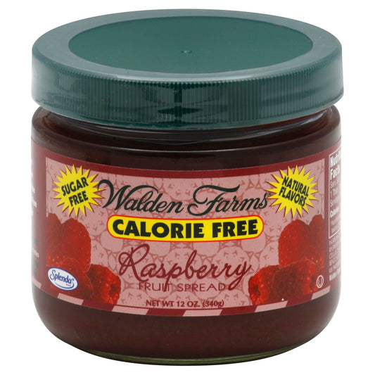 Walden Farms Fruit Spread Calorie Free No Carb Raspberry 12 oz (Pack of 6)