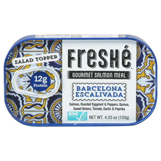 Freshe Salmon Barcelona Escalivada 4.25 Oz Pack of 10