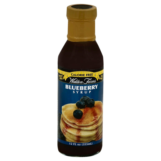 Walden Farms Syrup Calorie Free Blueberry 12 FO (Pack of 6)