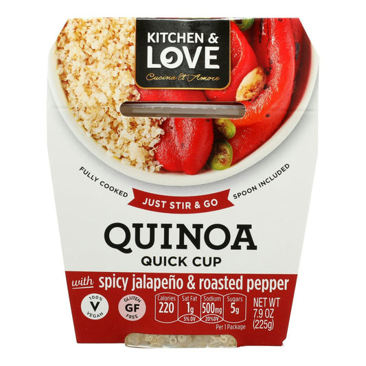 Cucina and Amore - Quinoa Meals - Spicy Jalapeno and Roasted Peppers 7.9 oz (Pack of 6)