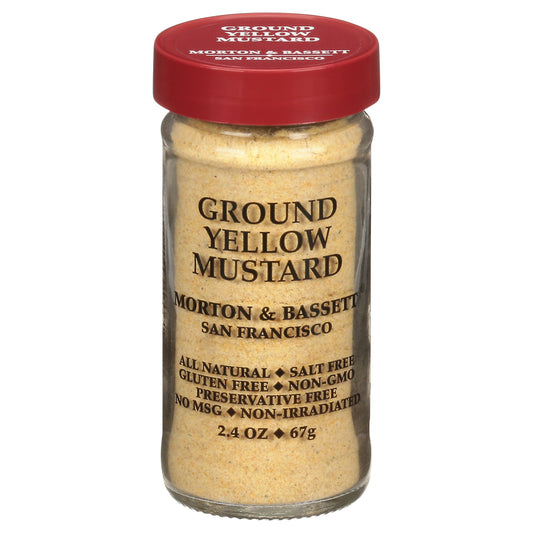 Morton & Bassett Mustard Ground Yellow 2.3 Oz Pack of 3