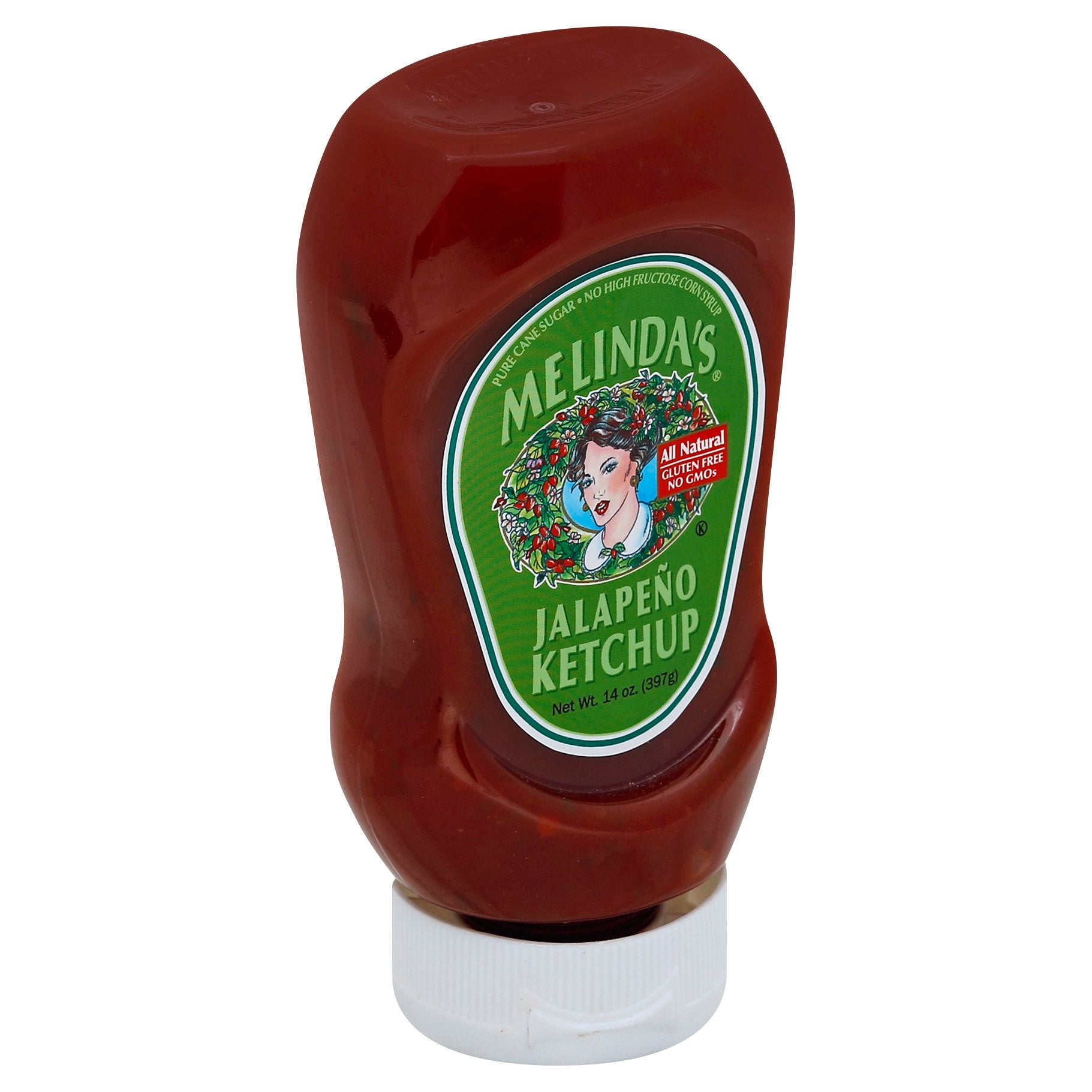 Melindas Ketchup Jalapeno 14 oz (Pack of 6)