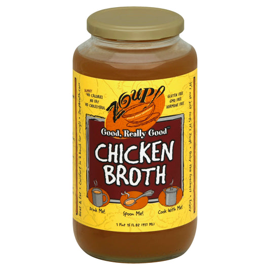 Zoup Good Really Broth Chicken 32 oz (Pack of 6)