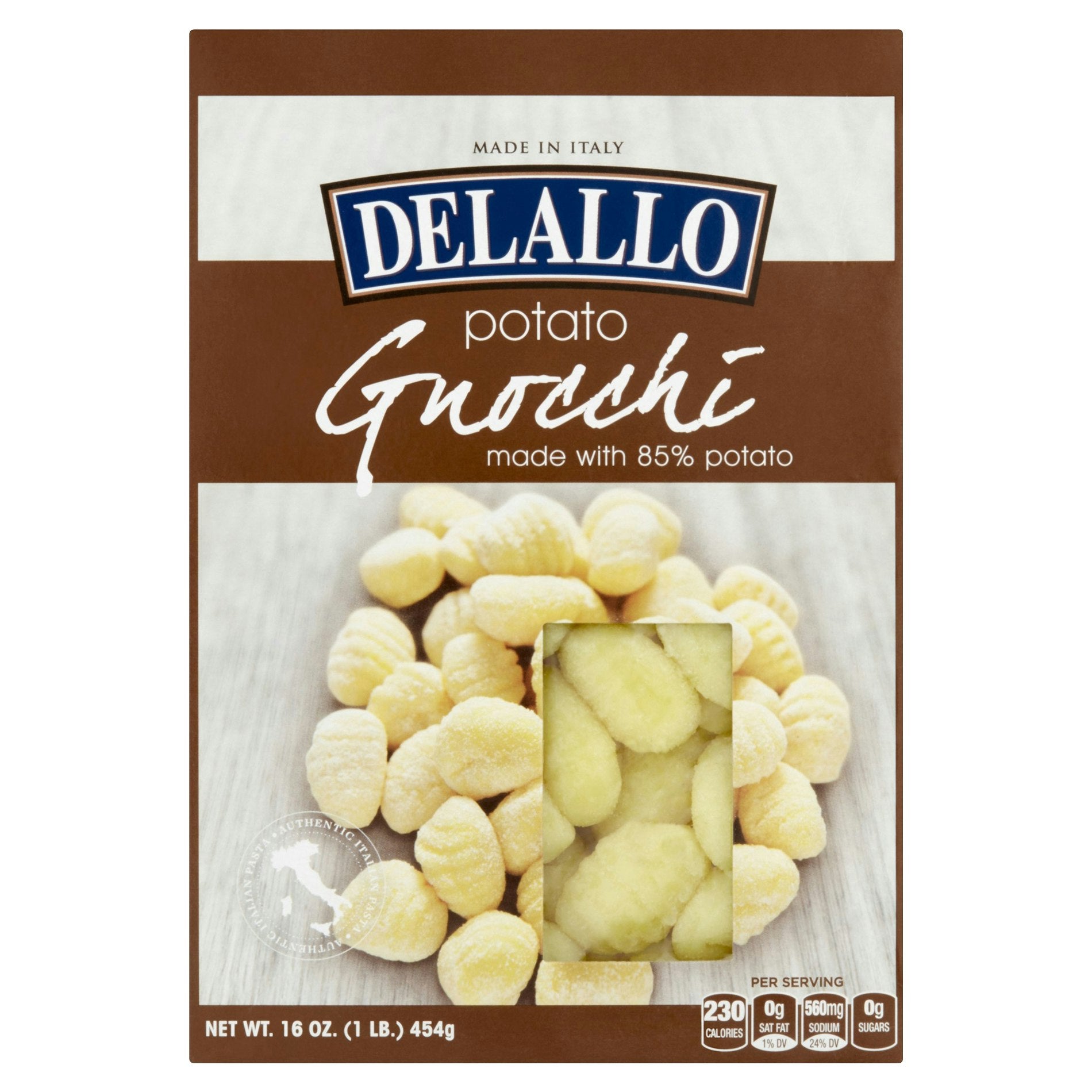Delallo Gnocchi Potato 16 oz (Pack of 12)