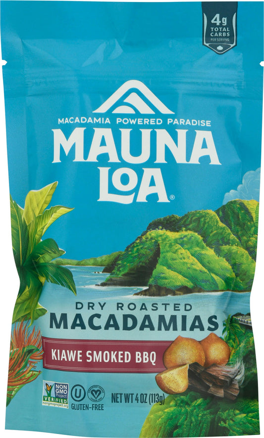 Mauna Loa Macadamia Smoked BBQ 4 Oz (Pack of 6)