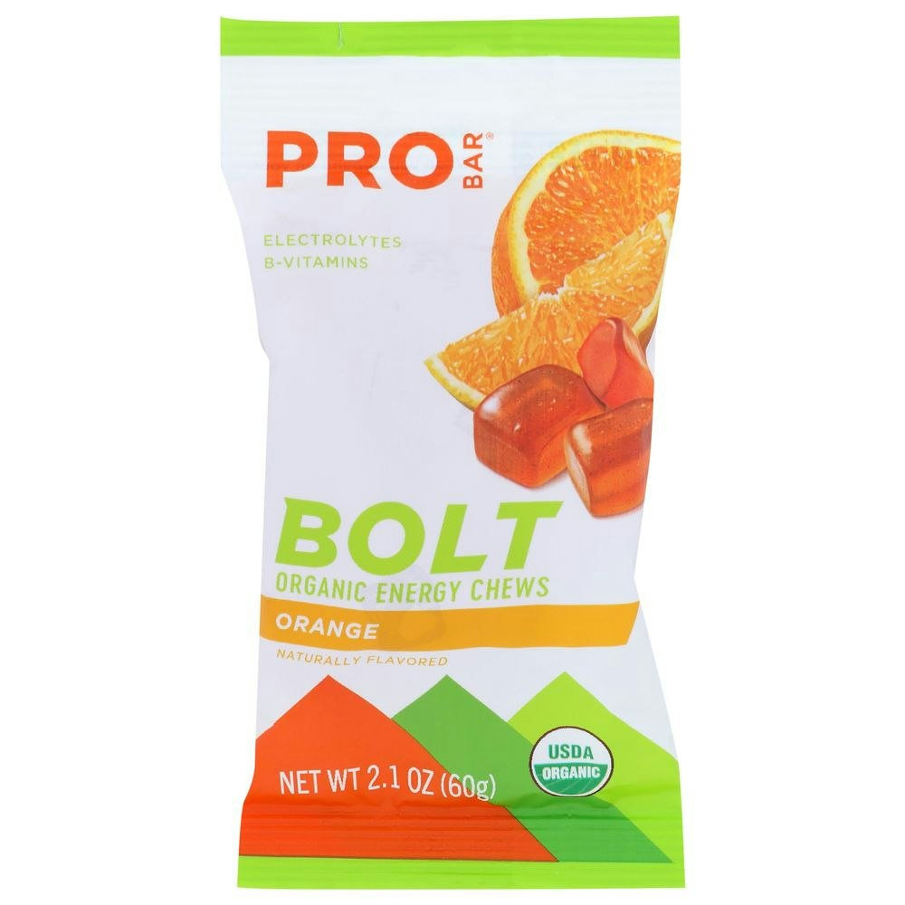Probar Bold Organic Orange Energy Chew - 2.1 Ounce (Pack of 12)