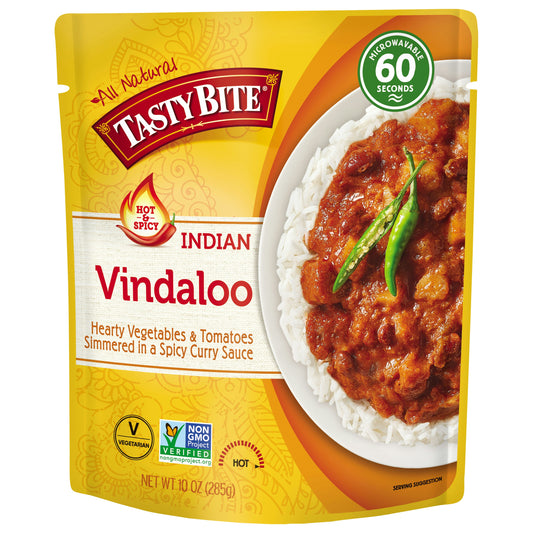 Tasty Bite Entree Pouch Vindaloo 10 Oz (Pack of 6)