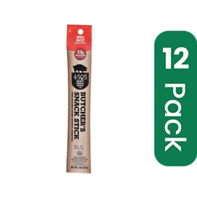 4505 Meats Butcher Sausage Link Snack Red Hot