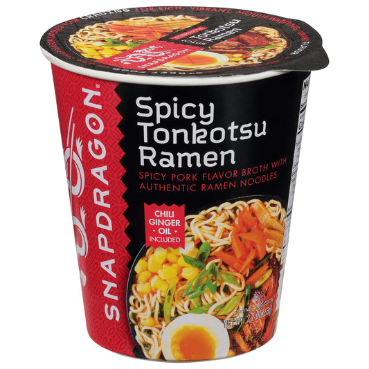 Snapdragon Ramen Spicy Tonkotsu Cup 2.2 Oz (Pack of 6)