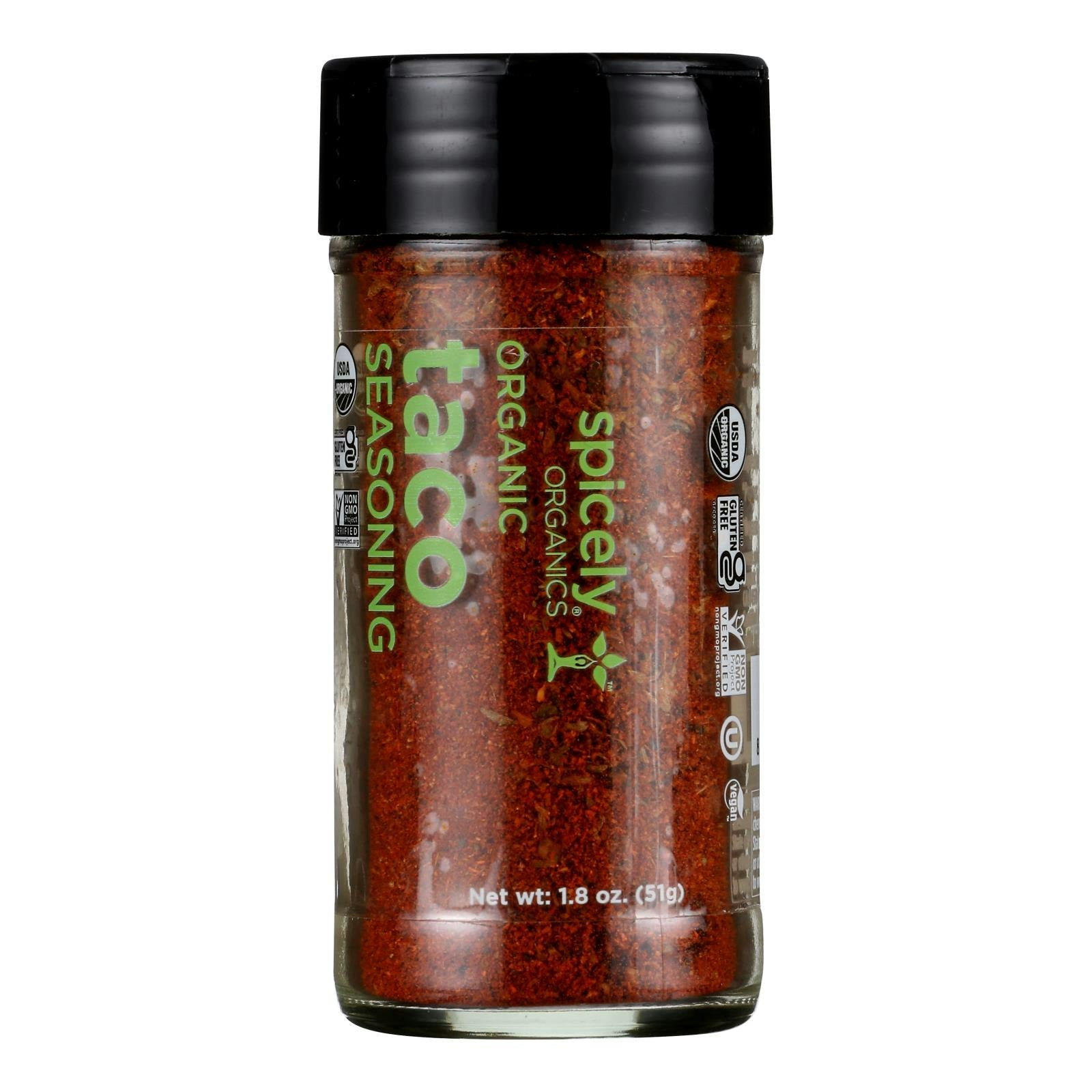 Spicely Organics - Organic Taco Seasoning 1.8 oz (Pack of 3)