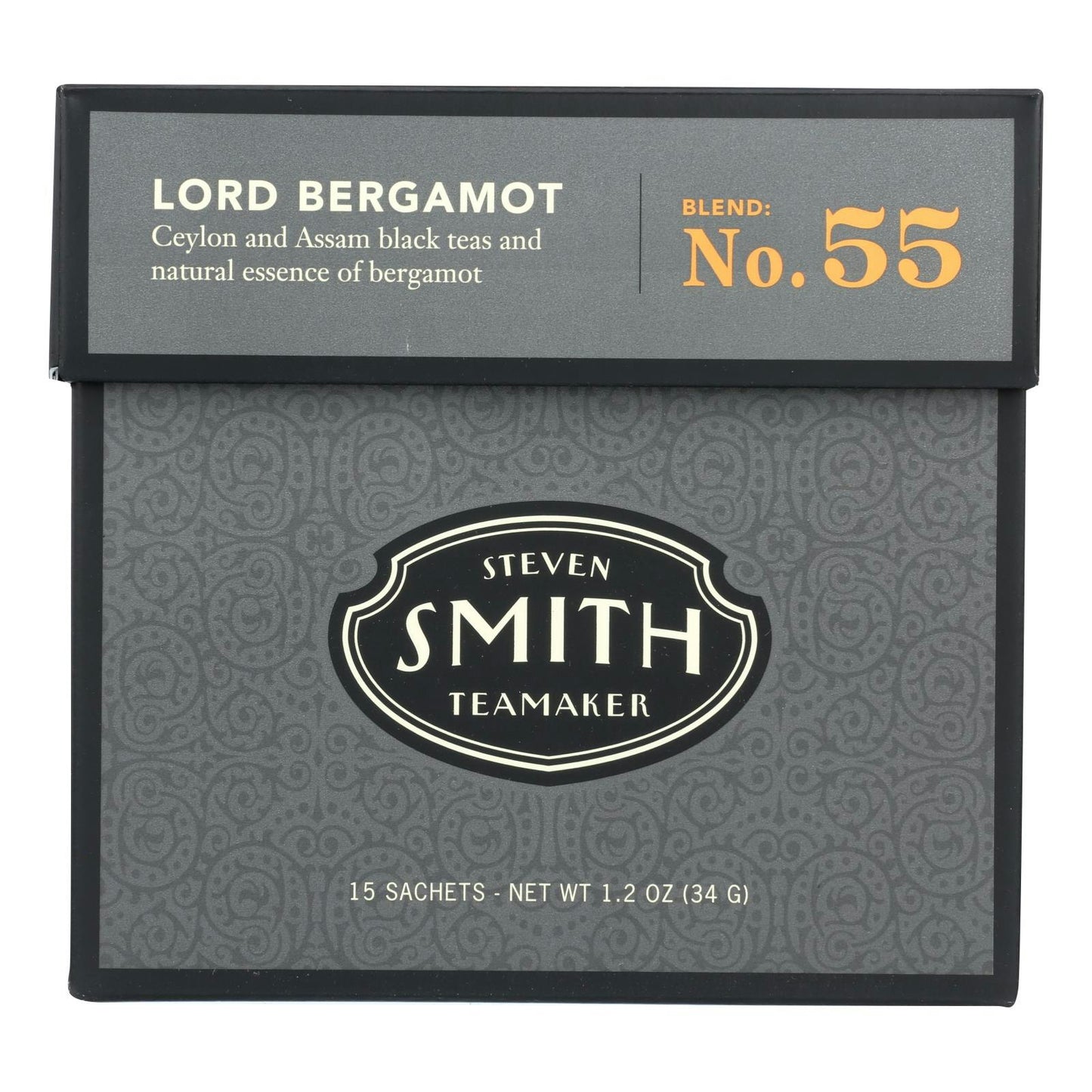 Smith Tea Black Lord Bergamot 15 Bg Pack of 6