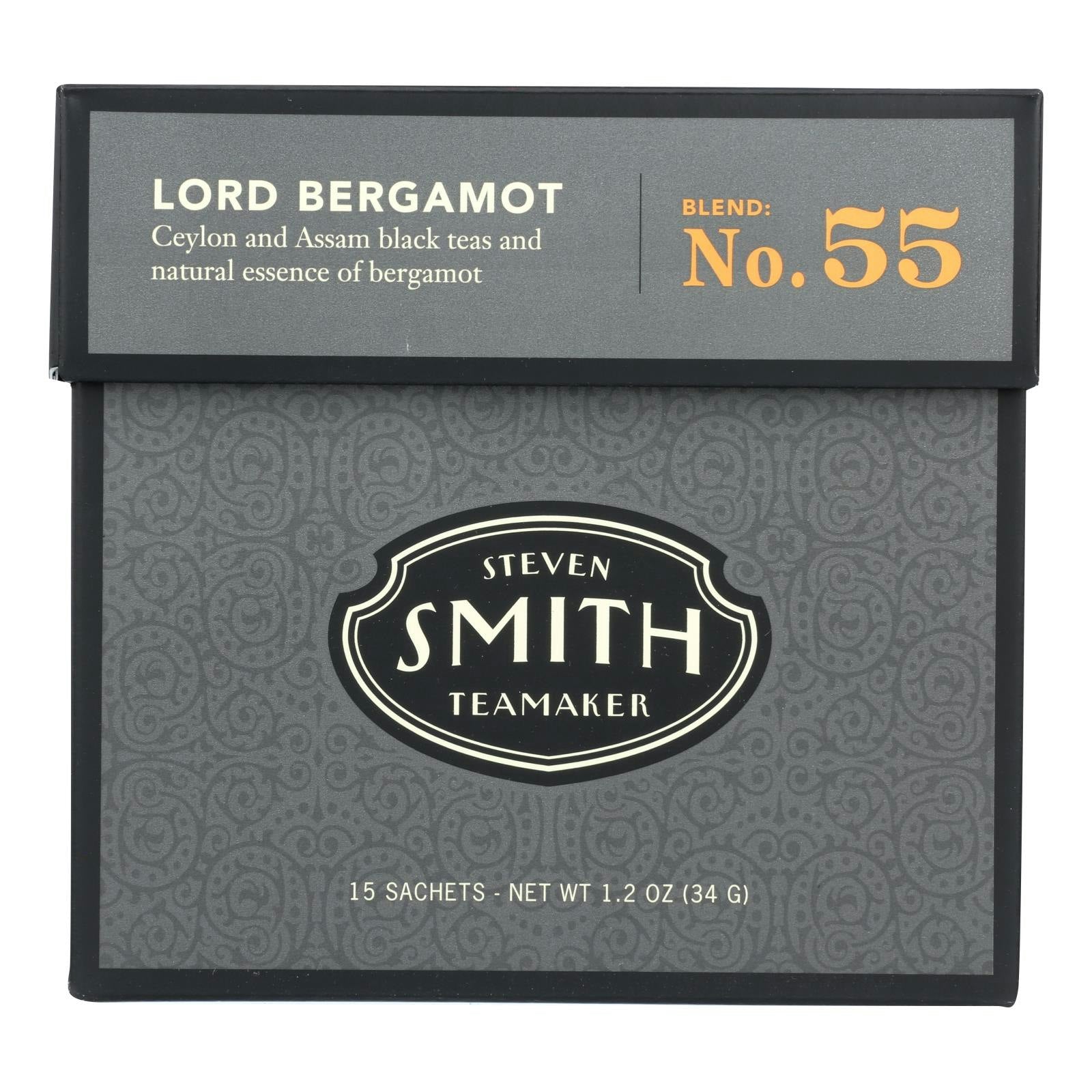 Smith Tea Black Lord Bergamot 15 Bg Pack of 6