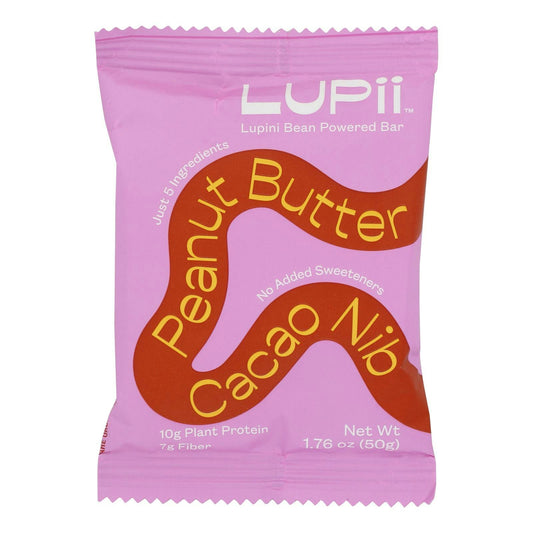 Lupii - Bites Peanut Butter Cacao Nib 1.76 oz (Pack of 12)
