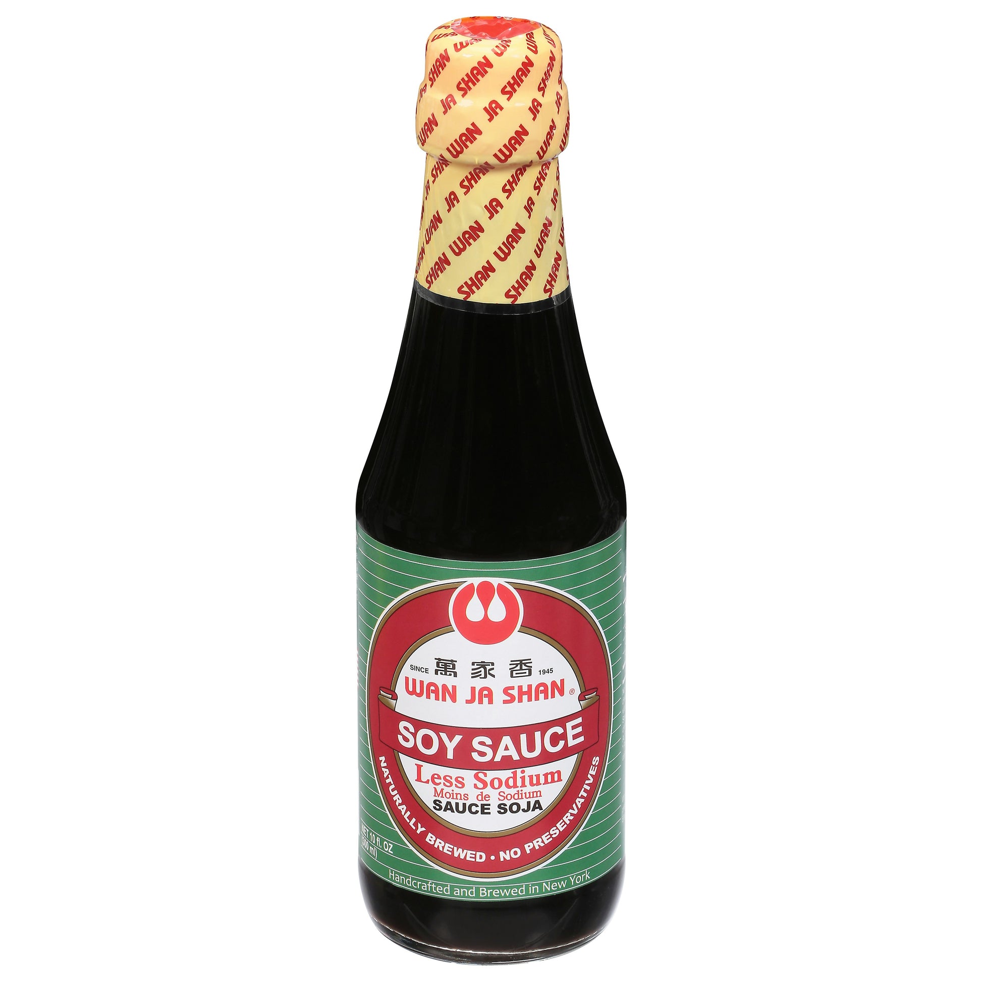 Wanjashan Sauce Soy No Perservative Low Sodium 10 Oz Pack of 6