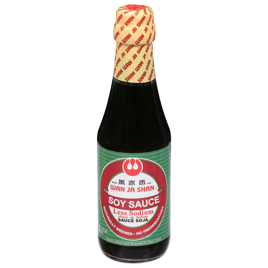 Wanjashan Sauce Soy No Perservative Low Sodium 10 Oz Pack of 6