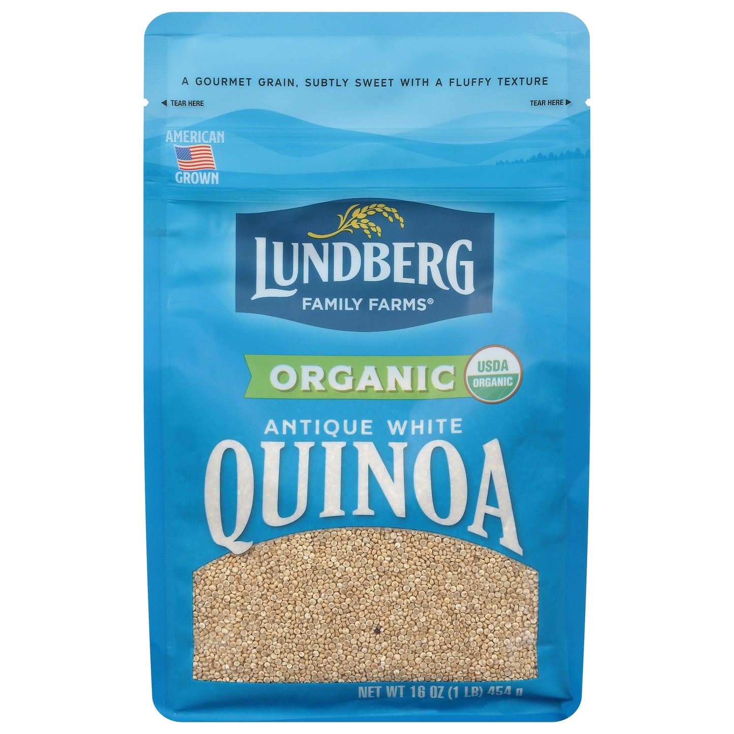 Lundberg Quinoa White Antique Organic 1 Lb (Pack of 6)
