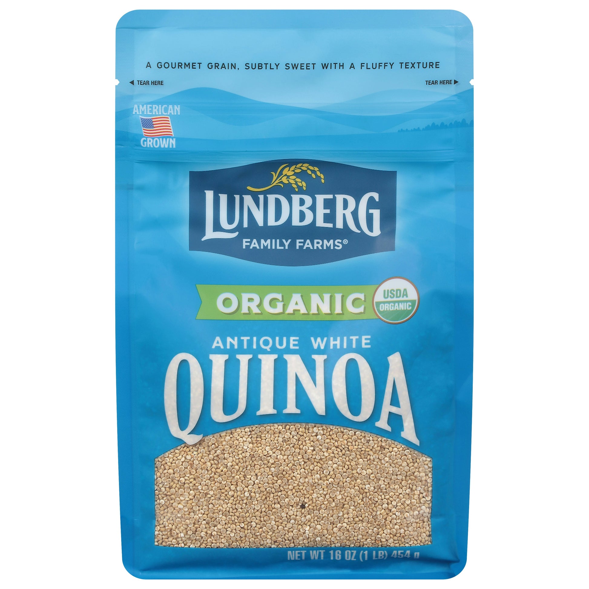 Lundberg Quinoa White Antique Organic 1 Lb (Pack of 6)