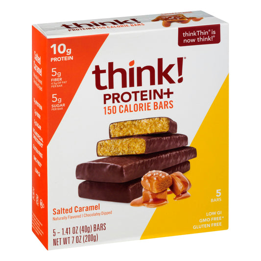 Think! Bar Salt Caramel 7.05 oz (Pack of 6)