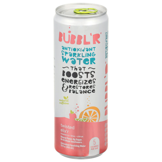 Bubblr Water Sparkling Twisted Elixrs 12 Fo Pack of 12