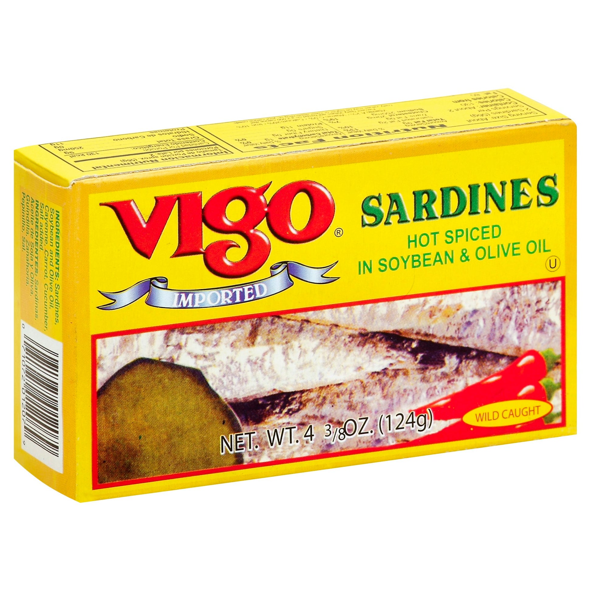 Vigo Sardine Spiced 4.37 oz (Pack of 10)