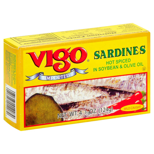 Vigo Sardine Spiced 4.37 oz (Pack of 10)