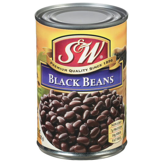 S & With Bean Black 15 oz (Pack of 12)
