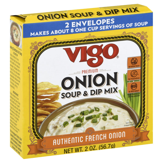Vigo Dip French Onion Soup Mix 2 oz (Pack of 12)