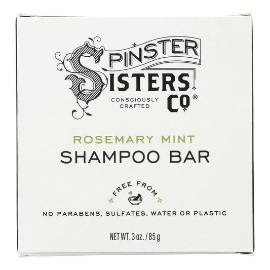 Spinster Sisters Co Shampoo Bar Rosemary Mint 3 Oz
