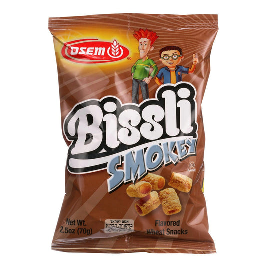 Osem Bissli Smokey Flavored Wheat Snacks 2.5 oz (Pack of 24)