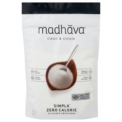 Madhava Sweetener Simpla Zero Calorie 12 Oz Pack of 6