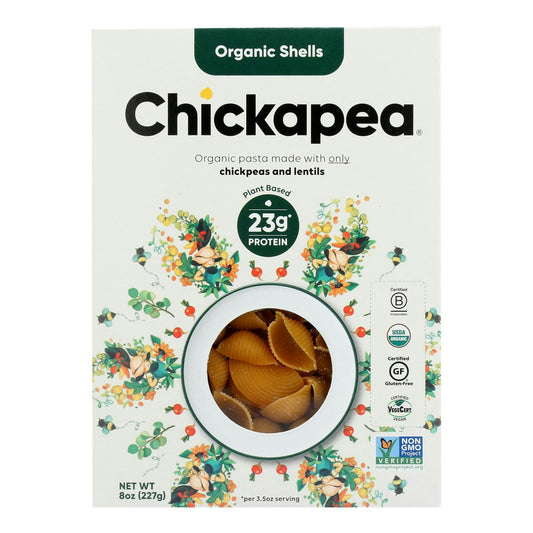 Chickapea Pasta - Pasta - Shells 8 oz (Pack of 6)