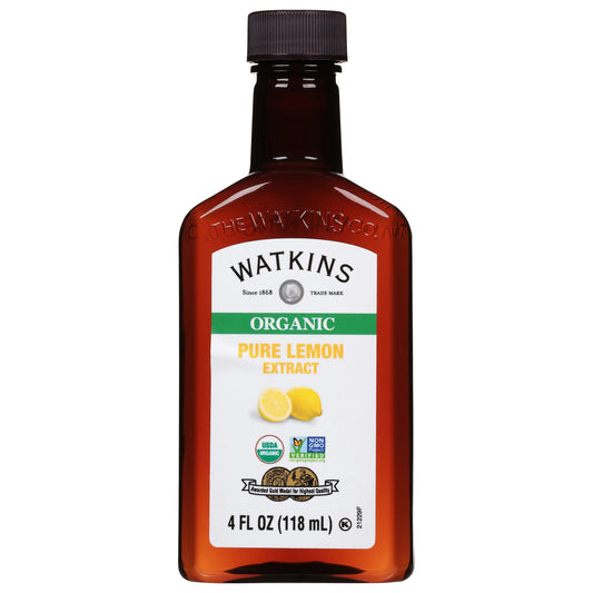 Watkins Extract Lemon Pure Organic 4 Fo Pack of 3