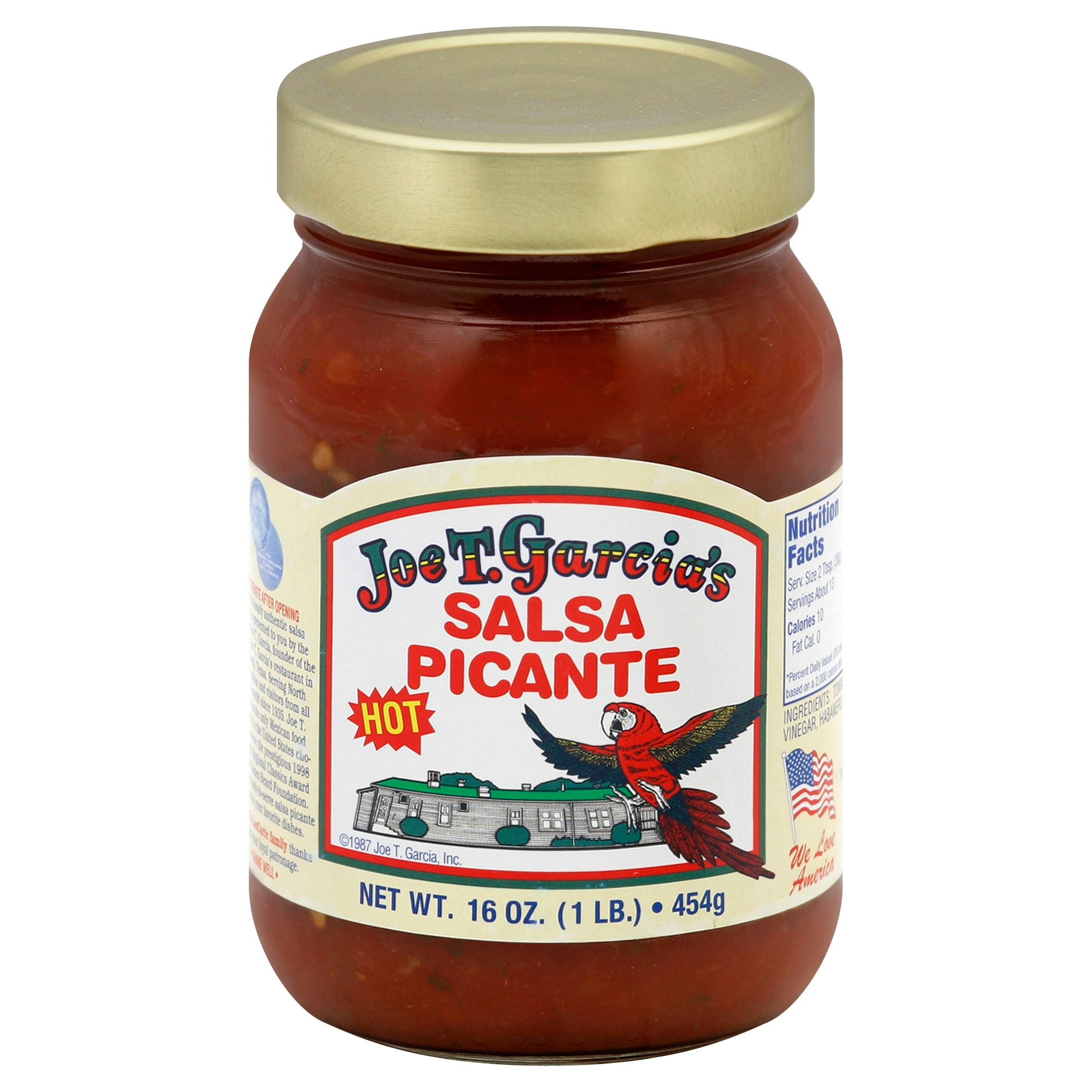 Joe T Garcia Salsa Hot Picante