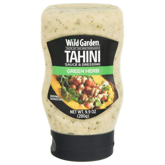 Wild Garden Sauce Tahini Green Herb 9.9 oz (Pack of 6)