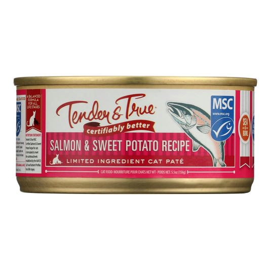 Tender & True - Cat Food Salmon & Sweet Potato 5.5 oz (Pack of 24)